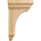 Ekena Millwork 4"W x 4 3/4"D x 8"H Small Jefferson Wood Corbel, Red Oak CORW04X04X08JERO - alternate 2